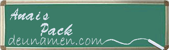 Anais Pack Visitenkarte
